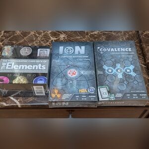 Science-Themed Card and Board Game Set
